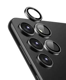 CRONG Tempeчервен glass camera Samsung S24 черен