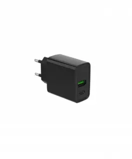 Gembird Power Delivery зарядно USB-A USB-C 20W черен