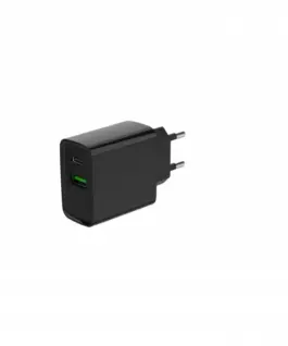 Gembird Power Delivery зарядно USB-A USB-C 20W черен
