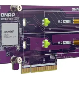 QNAP Expansion card QM2-2P-384A Dual M.2 PCIe SSD