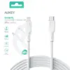 AUKEY AUKEY CB-SCL2 бял sil con Lightning-USB C Cab