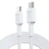 Green Cell PowerStream USB-C to USB-C кабел 2m PD 60W QC 3.0 бял