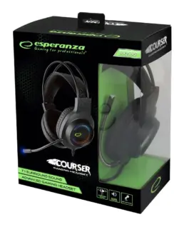 Alternative view of Esperanza Gaming 7.1 Courser слушалки with mic