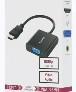 Hama HDMI адаптер to VGA +audio