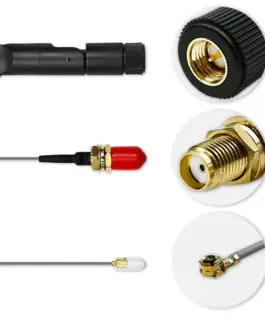 Alternative view of Qoltec 4G LTE DUAL antenna 5dBi omnidirectional,outdoor