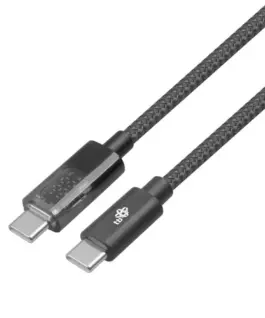 Alternative view of TB USB C кабел 1m with charging indicator LED 100W