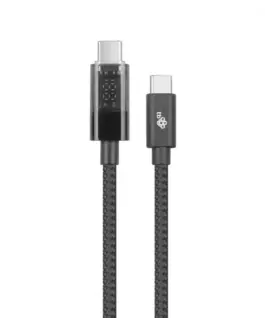 TB USB C кабел 1m with charging indicator LED 100W