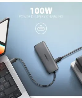 AXAGON HMC-5H8K 2xUSB-A HDMI8K 1x USB-C PD100W USB-C