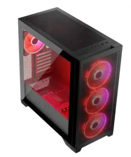 MODECOM черен Компютър CASE EXPANSE S ARGB