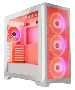 MODECOM бял Компютър CASE EXPANSE S ARGB
