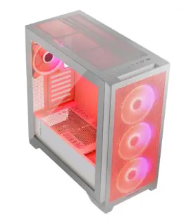 MODECOM бял Компютър CASE EXPANSE S ARGB