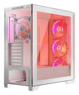 MODECOM бял Компютър CASE EXPANSE T ARGB