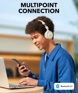 Anker On-Ear слушалки Sound core H30i бял