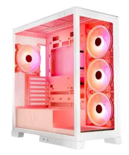 Alternative view of MODECOM бял Компютър CASE SPACE ARGB