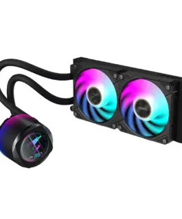 Alternative view of Охладител за процесор Gigabyte AORUS WATERFORCE X II 240 Black