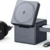 Anker 3-in-1 Cube MagSafe сив