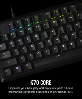 Alternative view of Corsair  K70 Core RGB Optical-Mechanical клавиатура черен