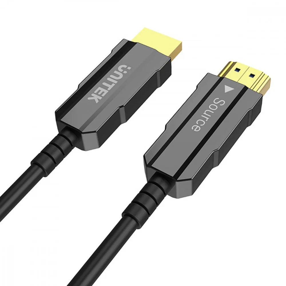 Unitek HDMI Optic кабел 2.0 10M 4K60Hz C11072BK-10M - Image 5