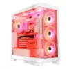 MODECOM бял Компютър CASE SPACE ARGB