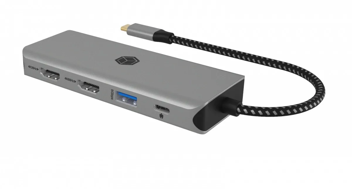 IcyBox ICY BOX IB-DK4012-CPD 9in1, 2x HDMI, 4K60Hz - Image 2