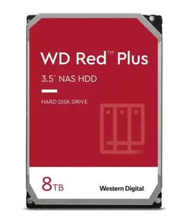 Western Digital червен Plus 8TB 3.5 inch CMR 256MB/5640RPM Class Hard Drive