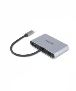 Alternative view of DICOTA USB-C Portable 5-in-1 Dock 4K HDMI/DP PD 100W