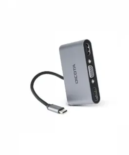 DICOTA USB-C Portable 5-in-1 Dock 4K HDMI/DP PD 100W