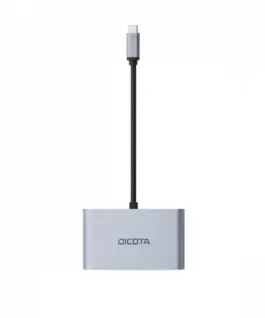 DICOTA USB-C Portable 5-in-1 Dock 4K HDMI/DP PD 100W