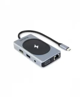 Alternative view of DICOTA USB-C 10-in-1 Charging Hub 4K PD 100W