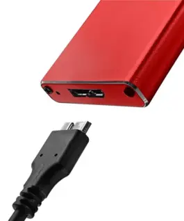 Qoltec Enclosure M.2 SSD drive SATA