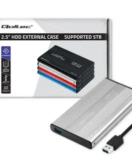Qoltec Hard drive case HDD SSD 2.5inch SATA3