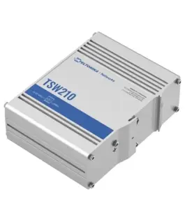 TELTONIKA TSW210 Switch 2xSFP 8xGbE DIN RAIL Back Panel