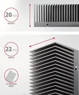 AXAGON CLR-M2XT passive ALU heatsink M.2 20mm heigh
