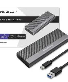 Qoltec Enclosure for SSD M.2 drive