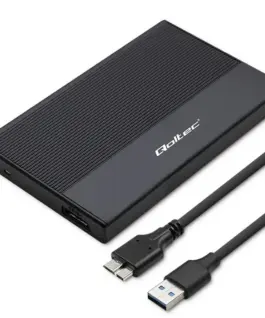 Qoltec Enclosure for SSD HDD 2.5driveSATAUSB3.02T