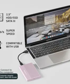 Alternative view of Qoltec Enclosure for SSD HDD 2.5drive,SATA,USB3.0,2T