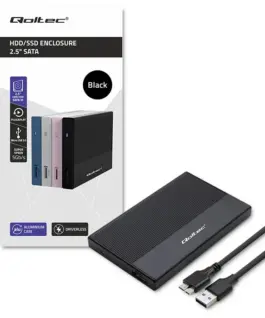 Alternative view of Qoltec Enclosure for SSD HDD 2.5drive,SATA,USB3.0,2T