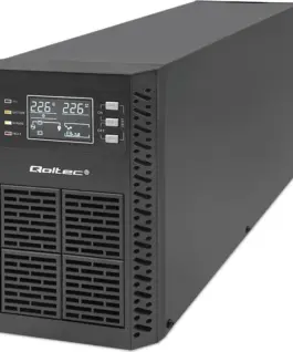 Qoltec UPS 2kVA 2000W PF 1.0 LCD EPO USB On line