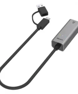 Unitek адаптер USB-A/C 3.1 GEN1 RJ45