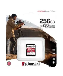 Alternative view of Kingston 256GB React Plus 280/150/MB/s U3 V60 SD Card