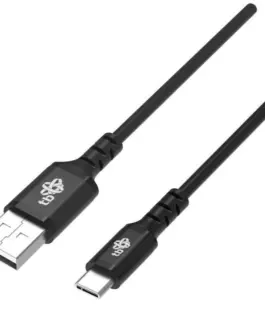 TB кабел USB -USB C silicon 15m черен