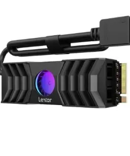 Alternative view of Lexar SSD диск NM1090 1TB Gen5 11500/9000 Radiator RGB