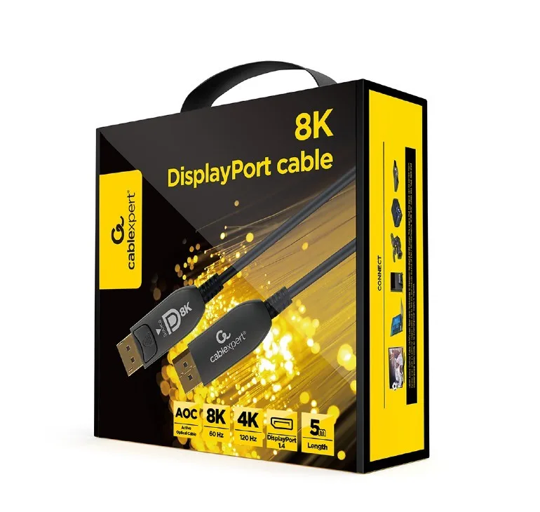 Gembird кабел 8K DisplayPort AOC Premium 5m - Image 3