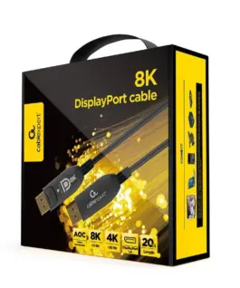 Alternative view of Gembird кабел 8K DisplayPort AOC Premium 20m