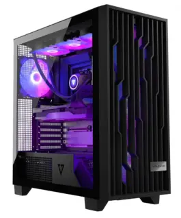 MODECOM Компютър case Volcano Perun Apex ARGB Midi черен