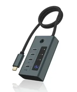 IcyBox ICY BOX IB-HUB1454-C31 4 port Type C HUB PSU