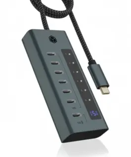 IcyBox ICY BOX IB-HUB1457-C31 7 port Type C HUB