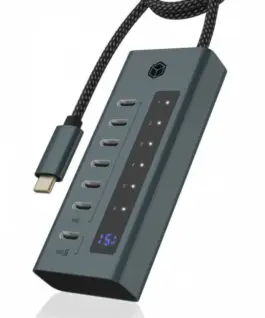 IcyBox ICY BOX IB-HUB1457-C31 7 port Type C HUB
