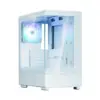 Zalman кутия за компютър P10 MicroATX Mini Tower бял