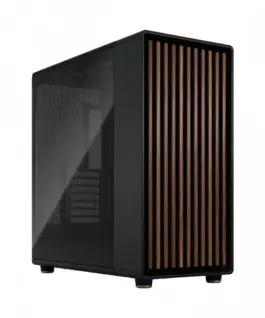 Fractal Design кутия за компютър North XL Charcoal черен TG Dark